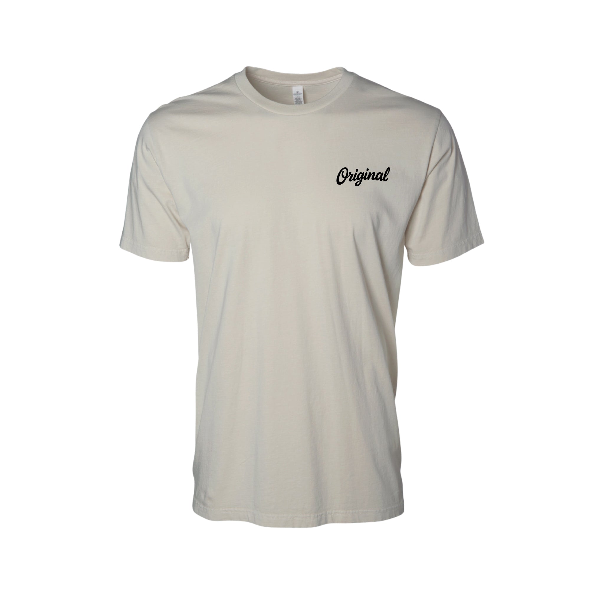 Original Vintage Tee front view in pigment ivory with Original wordmark on chest.
